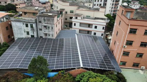 Dongguan Çin'de 123.28kw'lık güneş enerjisi santrali kuruldu