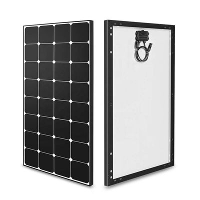 İyi bir fiyat. 100W 12V Mono Sıkı Güneş Paneli Şebekeden Çıkışlı PV Gücü Kamp RV Marine Motorhome için çevrimiçi