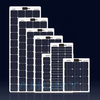 İyi bir fiyat. Yarı Sert Mono Yürüyen Güneş Paneli PET ETFE Güneş Gücü PV Panelleri Deniz Kampı için çevrimiçi