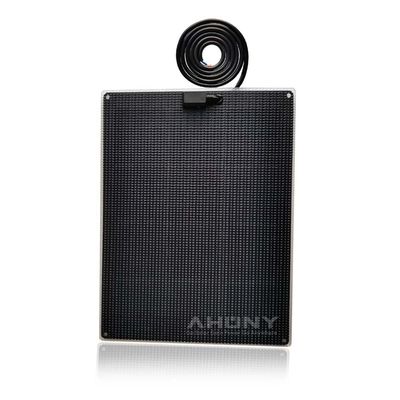 Güneş enerjisi Yarım Sert Güneş Panelleri 40w Şeffaf Güneş Paneli pv modülü Dayanıklı yürüyüş Denizci Yüzen Hafif Güverte Bouy