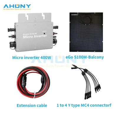 İyi bir fiyat. On Off Grid Micro Inverter Güneş Enerjisi Enerji Sistemi 400w 600w 800W Ev Balkonu için çevrimiçi