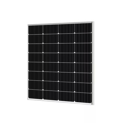 IOT Endüstriyel Uzaktan Güneş Sistemi için 12V Hafif Bir Dereceli Cam Güneş Paneli 100W PERC HJT