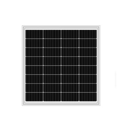Siyah Beyaz çatı küçük Güneş Paneli 10w 80w 100w PV Modülü Tekrar Satış için Küçük CCTV Mobil IOT Akıllı Güneş Enerjisi Sistemi