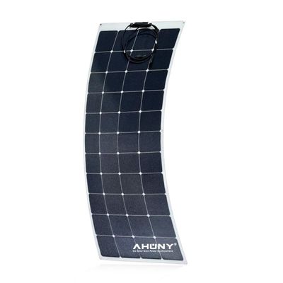 SunPower Maxeon Gen III hücresi ile 160w Şeffaf Yapışkan Esnek Güneş Paneli