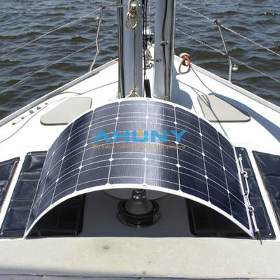 İyi bir fiyat. 100w Esnek Güneş Paneli Kiti Sunpower Mono Hücre ve TUV Standart Kablo Dahil A Sınıfı Mono Hücre Esnek Güneş Paneli çevrimiçi