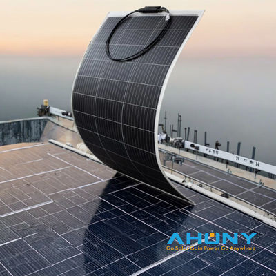 İyi bir fiyat. Yüksek Verimlilikli Deniz 18V 24V 200 Watt 275W Ev Otomobil Yat Sistemi Kiti için Esnek Monokristalin Güneş Paneli çevrimiçi