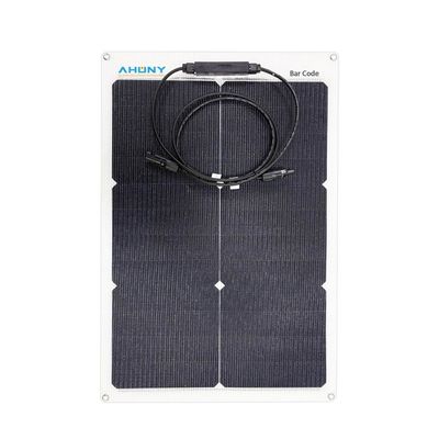 İyi bir fiyat. ABC Panel Fotovoltaik HPBC Hücresiz Çatı Dondurucu Çit Güneş panelleri 50W 12V Esnek çevrimiçi