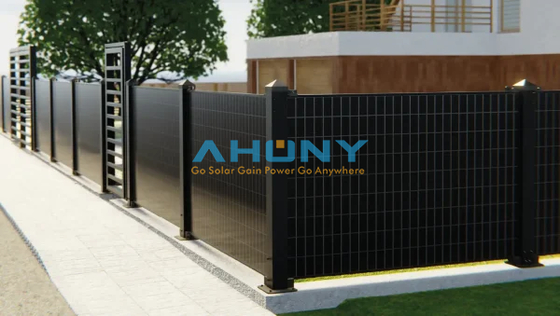 İyi bir fiyat. Dikey İki yüzlü Güneş Çit Sistemi Elektrik Santrali Ev Tarımı için Güneş PV Modülü Yüzme Havuzu çevrimiçi